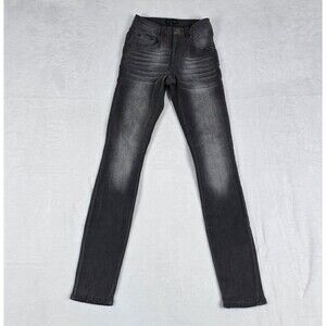 Universal Standard Core Skinny Jeans Women’s 00 Gray Stretch Denim Faded Wash
